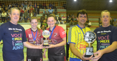Flamengo e Pitangueira campeões do Futsal