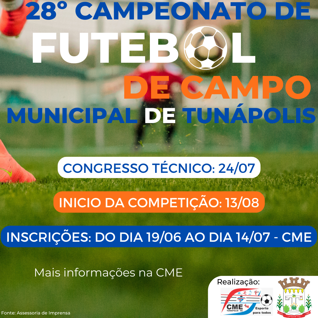 Inscrições para campeonato de futebol 7 terminam na próxima sexta